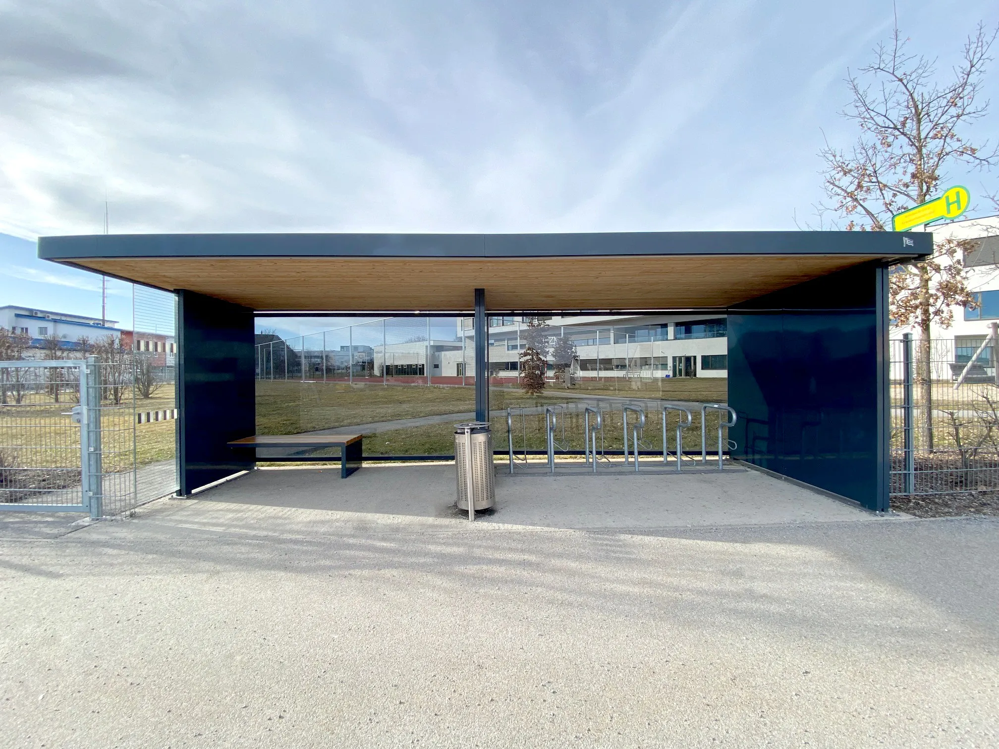 Eine Haltestelle mit Wohlfühlfaktor.