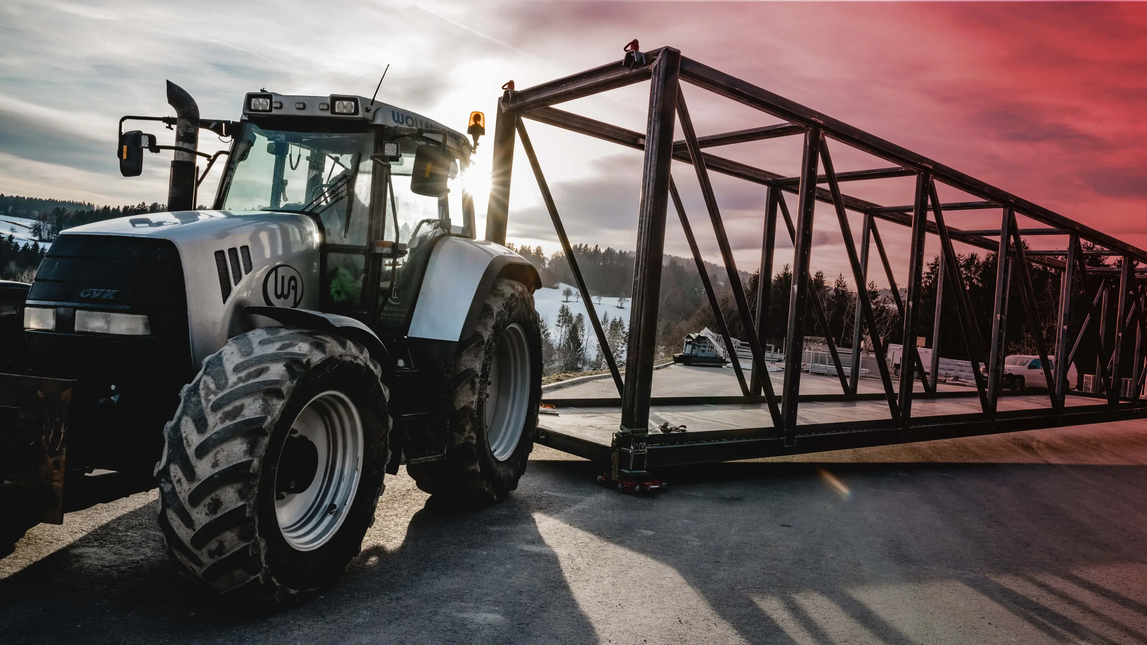 Neue Fußgängerbrücke am Bahnhof Wieselburg mit Stahlkonstruktion von INNOVAMETALL